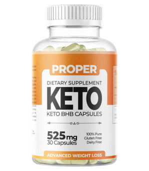 Flacon du supplément Proper Keto